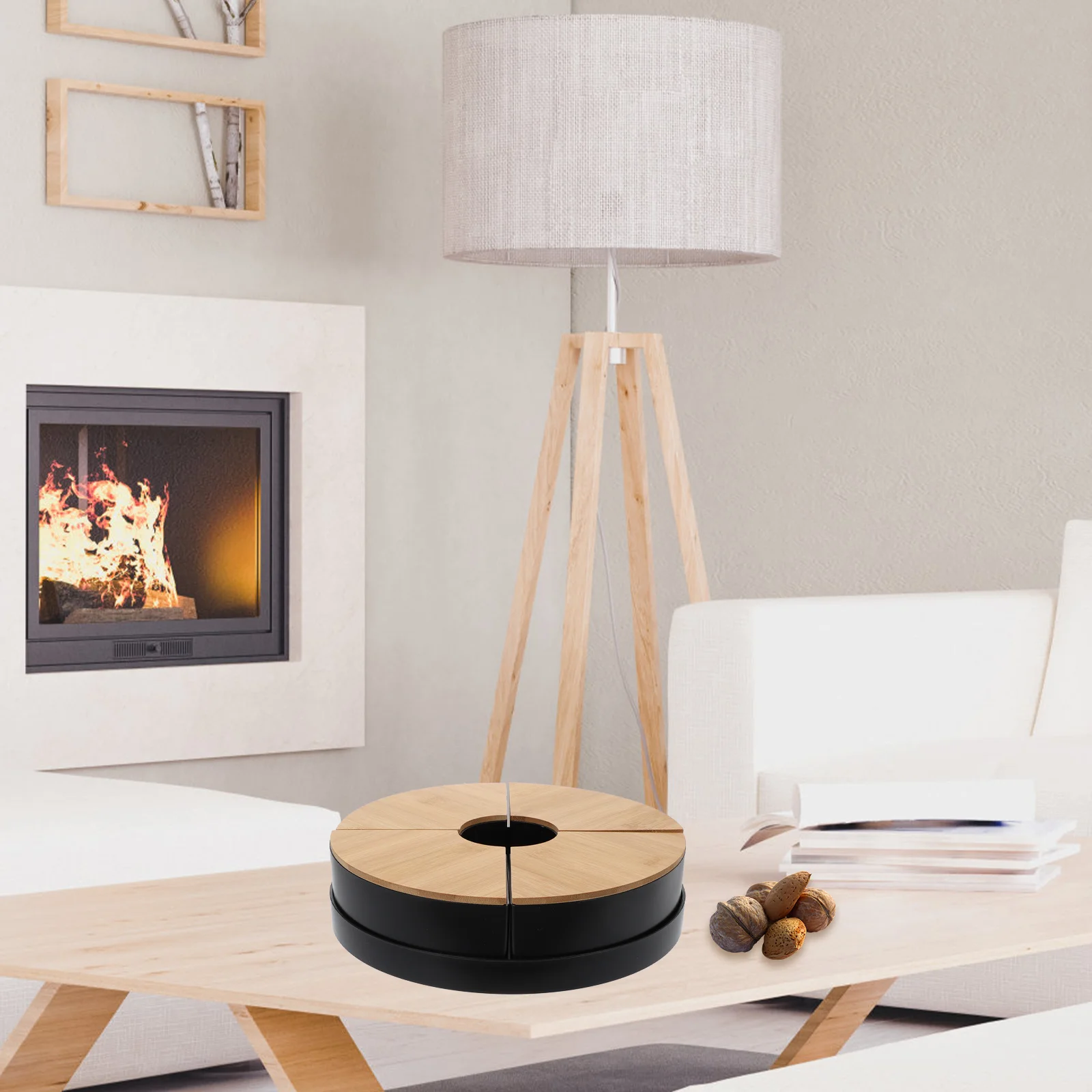 

1Set Snack Fruit Tray Divided Compartment Box for Dried Fruits Nuts Candy Storage Party Serving Dish Ideal for Birthday Wedding