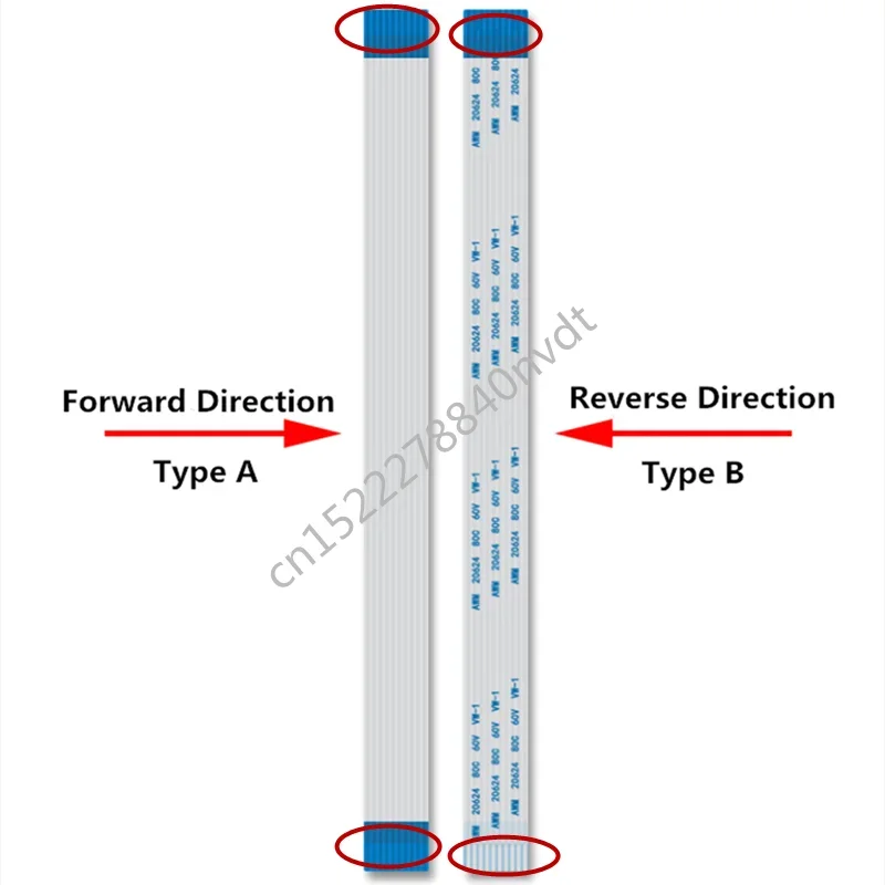 10PCS FFC FPC AWM 20624 80C 60V VW-1 Flat Flexible Cable 0.5MM 4 5 6 8 10 12 14 16 18 20 24 26 30 32 34 36 38 40 45 50 54 60 Pin