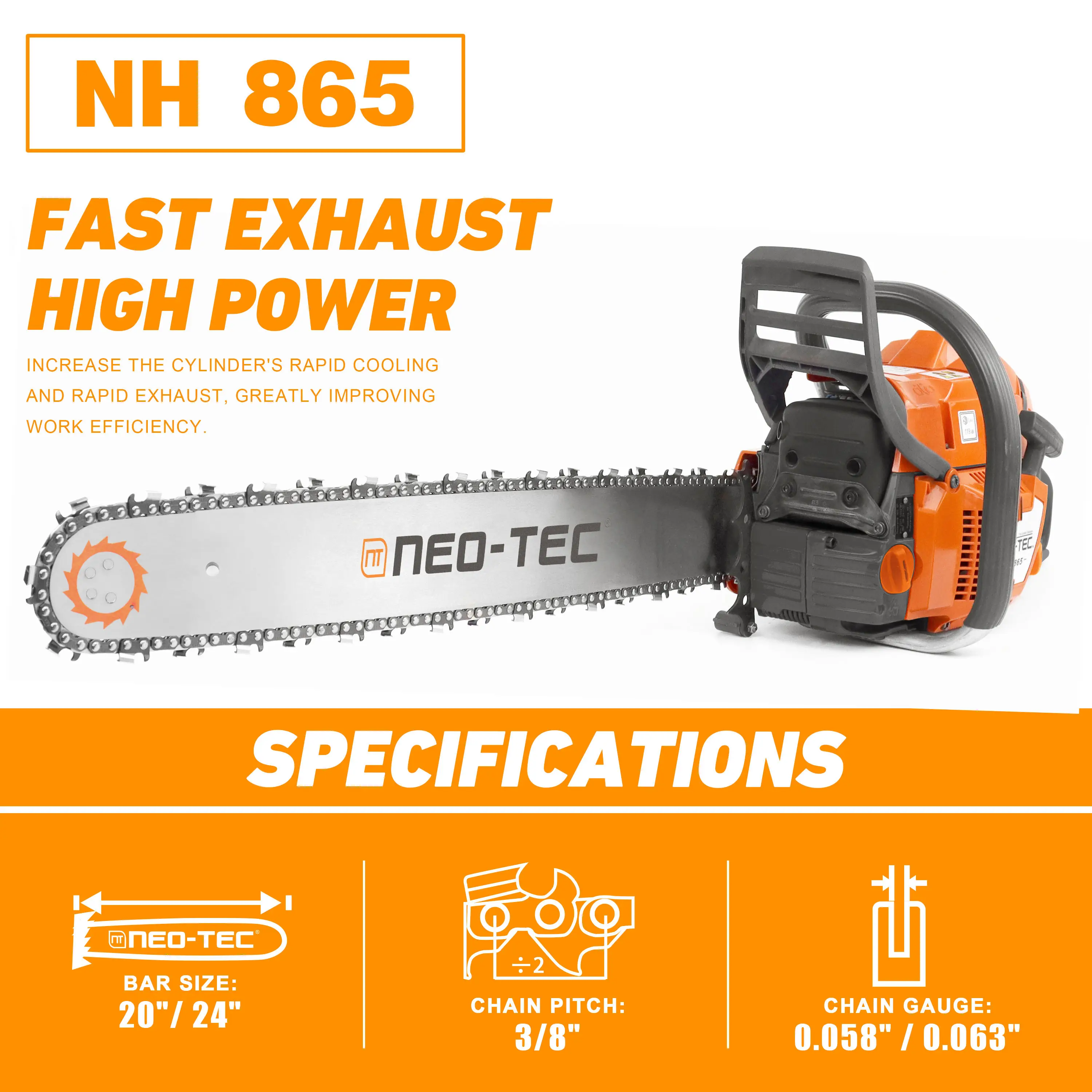 Professional Gasoline Gas Chain Saw Machine Chainsaw