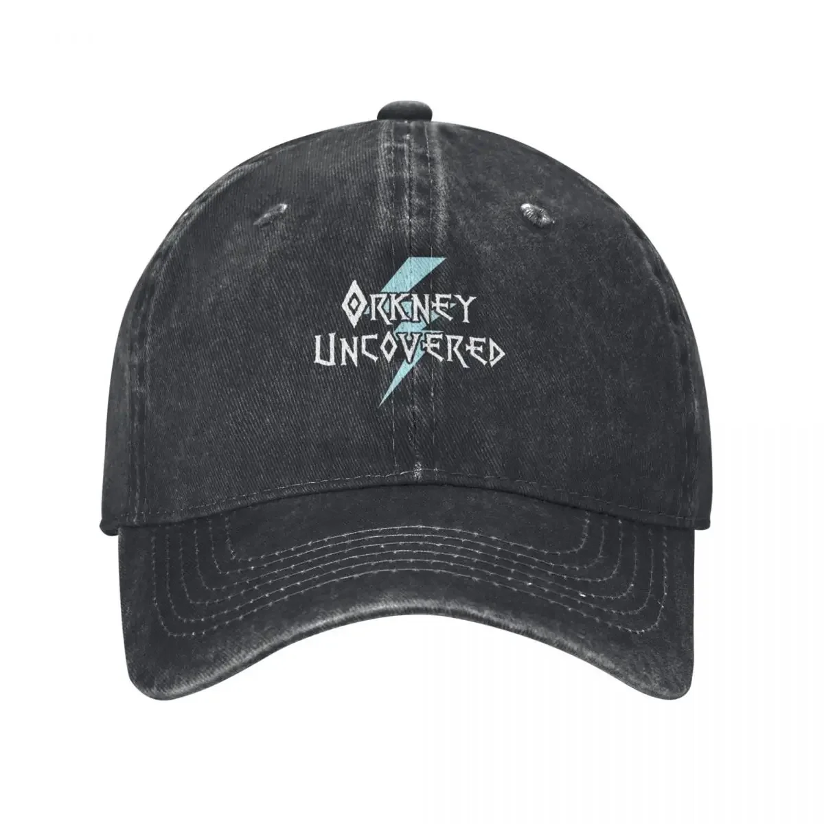 Orkney Uncovered - lightning bolt design - travel tourism history Baseball Cap Hat Beach |-F-| Baseball For Men Women's