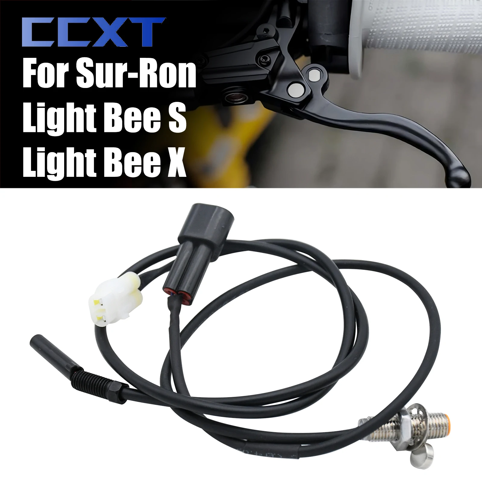 Electric Motorcycle Kickstand Side Stand Flameout Line Front Brake Stop Switch Line For Sur-Ron SurRon Light Bee S & Light Bee X