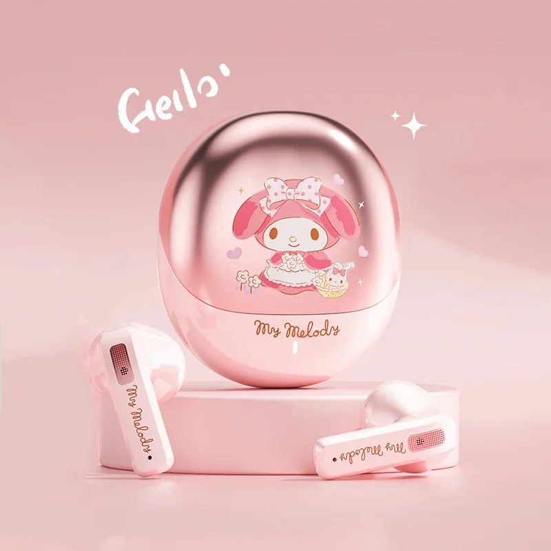 

Sanrio Bluetooth Headphone Cute Wireless Headset Cartoon In-ear Noise Reduction Sports Earphone Smart Touch Control Game Headset