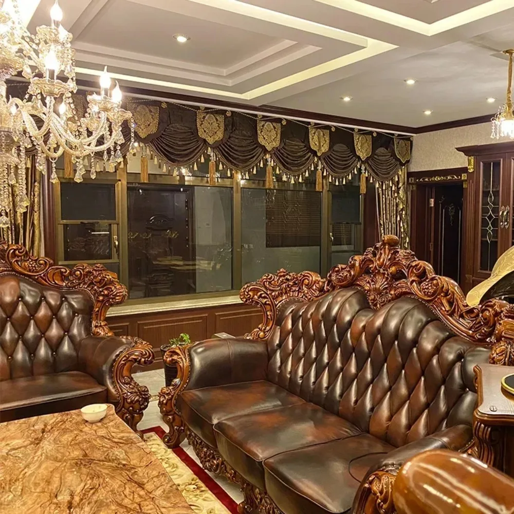 

Роскошные байковые плотные шторы Palace для гостиной, столовой, спальни, евро-американские теплоизоляционные шторы для конфиденциальности, тюль