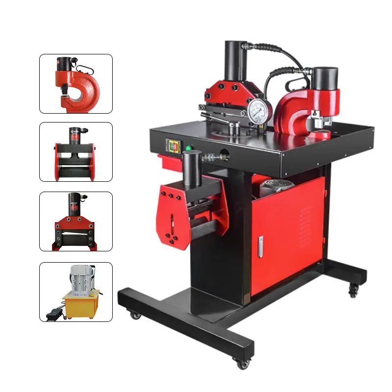 DHY-200 Three in One Manual Hydraulic Busbar Cutting Punching Bending Machine
