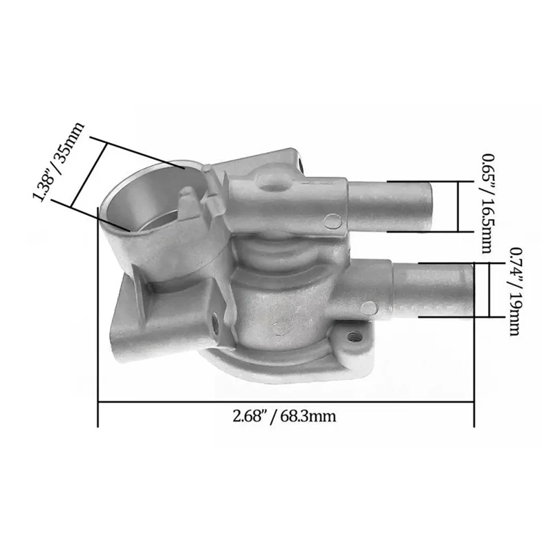 

Car Coolant Thermostat Housing For Honda Civic 1.6L 1996-2000 19311-P2A-000 19320-P2A-000