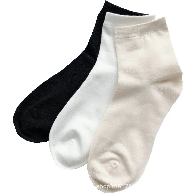 24 New Silk Blend Socks Women High Quality Brand Natural Fabric Solid Breathable Casual Short Crew socks Girl