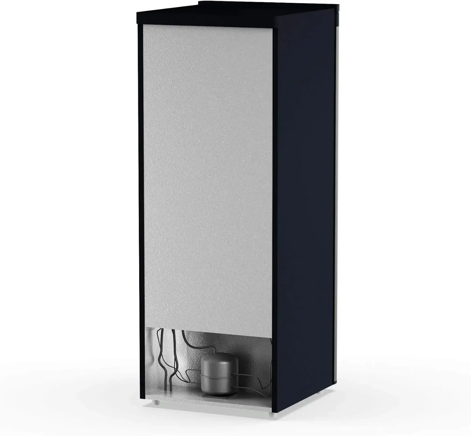 Aço inoxidável Freezer Vertical, Platinum Design Series, Prata, EFRF696-AMZ, 6,5 pés cu