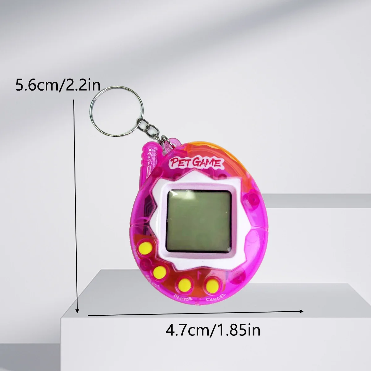 2 Packs Random Color Children Kid Virtual Pet Handheld Training Game Electronic Mini Pet Machine