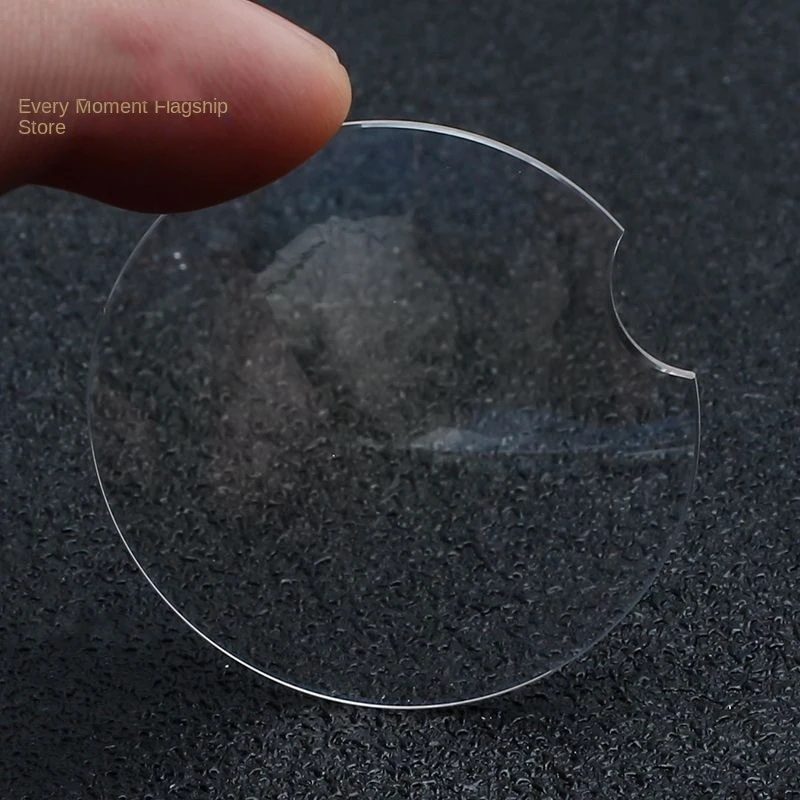 For Cartier Blue Balloon Open Lens Coating Crescent Surface Mask with Blue Light Fish Eye Effect Sapphire Glass Mirror 28mm 36mm image 4