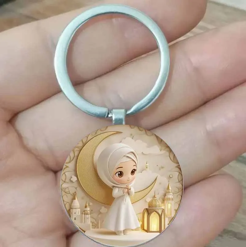 Брелок-на-тему-мусульманской-девушки-—-ретро-дизайн-из-полумесяца-из-цинкового-сплава-и-мечети-идеальный-подарок-для-фестивалей