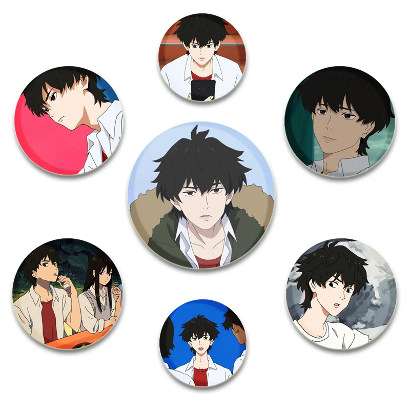 

Anime Sonny Boy Round Soft Button Badge Cute Character Creative Brooch Pins Backpack Clothes Decoration Fashion Jewelry Gifts