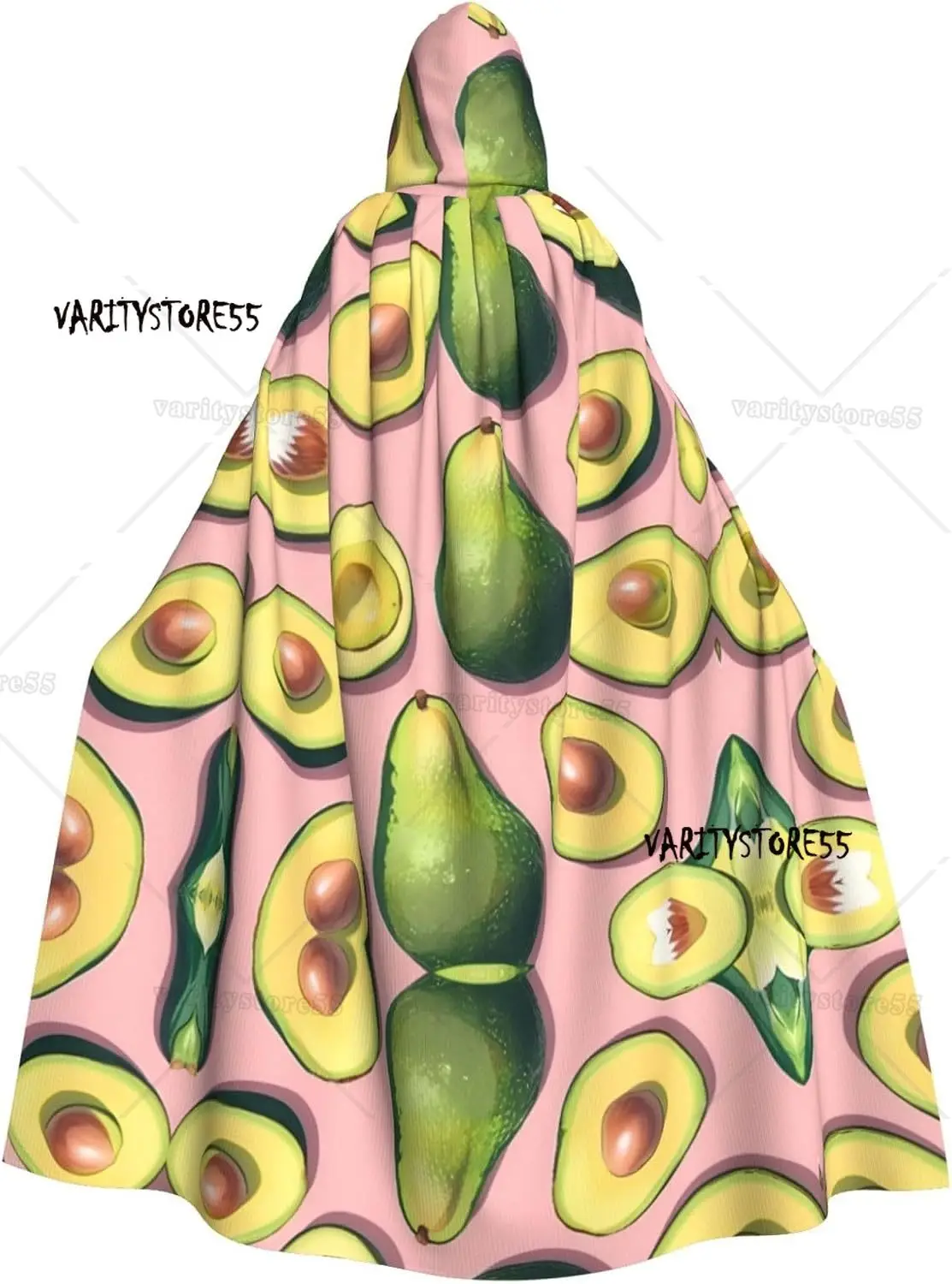 

Множество изображений авокадо с принтом на Хэллоуин, плащ с капюшоном, стильный костюм, унисекс, волшебник, ролевая игра