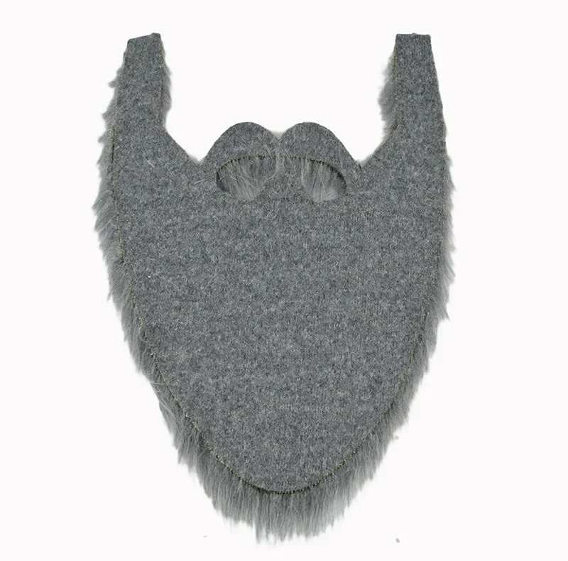 Robe de Barrage avec Fausse Barbe de Père Noël, Accessoires de Costume de Cosplay, Sourcils, Moustache, Fournitures de Noël, 1 Pièce