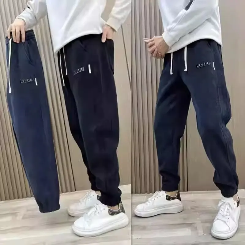 Pantalones Jogger para hombre, ropa de otoño e invierno Y2k, pantalones holgados para hombre, reseñas coreanas, ropa para correr, pantalones para hombre, chándales