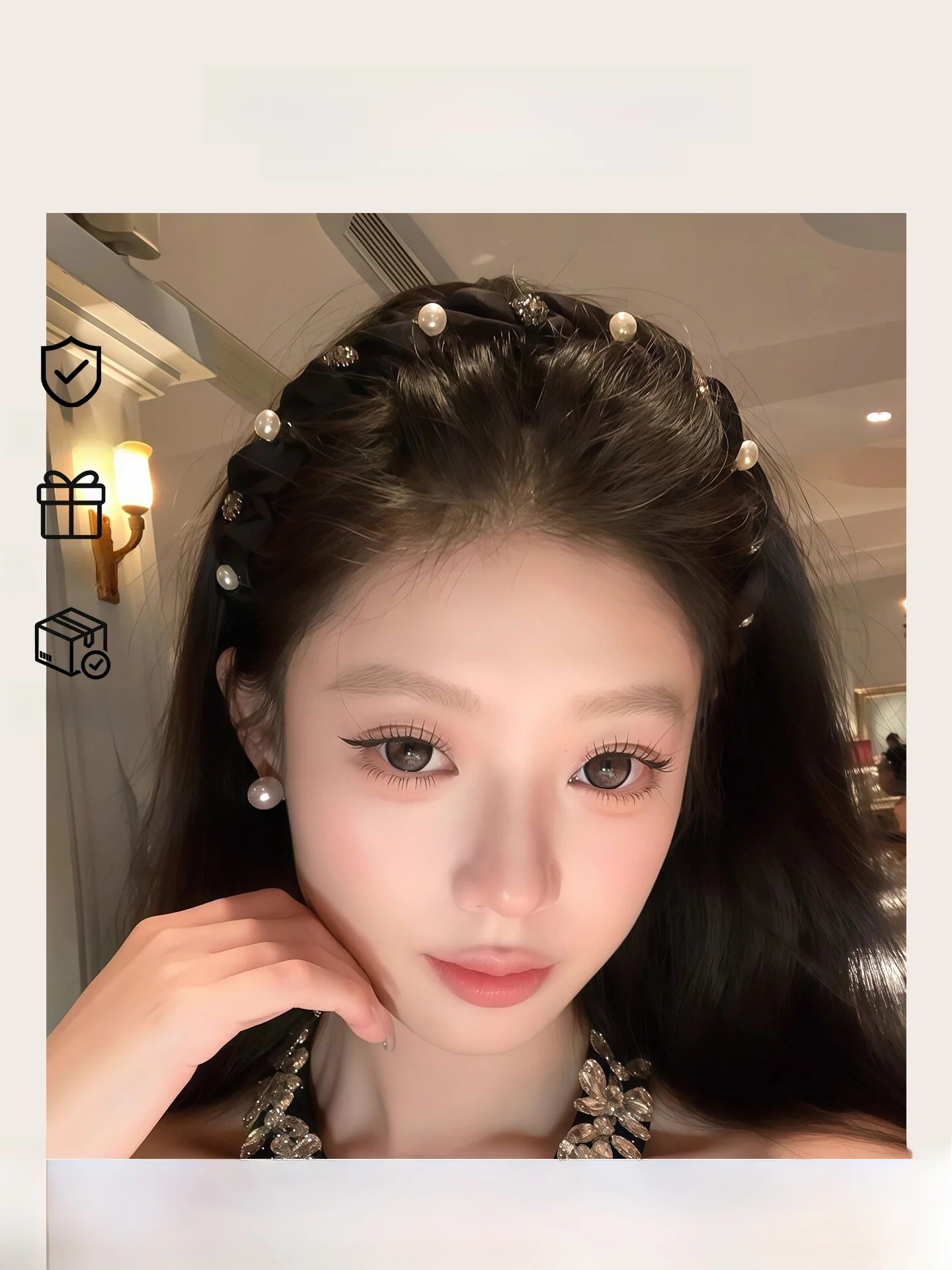 simple-pearl-comb-hairband-high-top-knot-sparkling-diamond-elegant-minimalist-hair-accessories-fashionable-hairbands