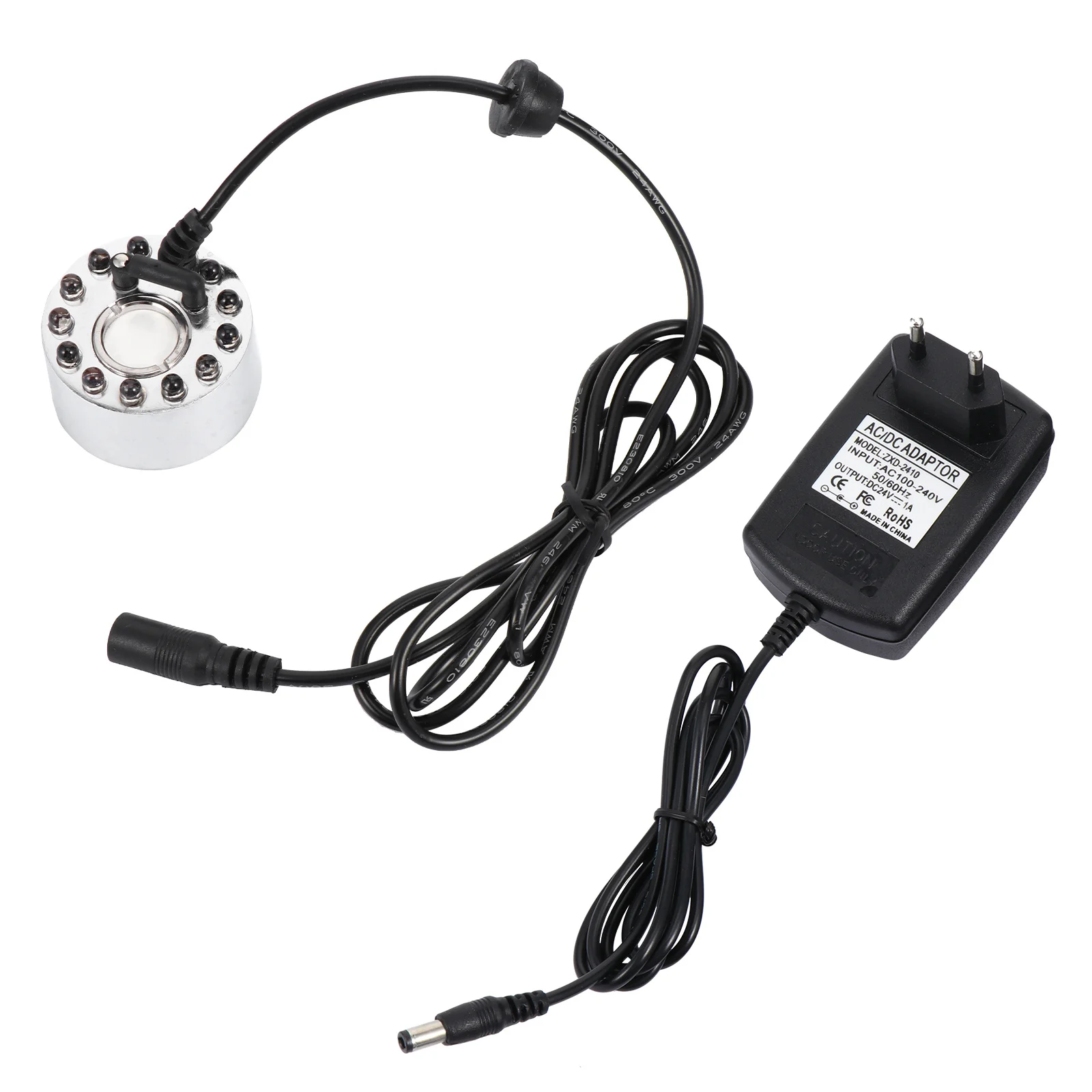 

LED Light Rockery Bonsai Mist Maker Fountain Pond Fog Air Humidifier Durable Mist Maker Machine for Fish Tank Garden Fountain