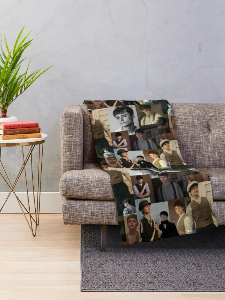 Gilbert Blythe collage Throw Blanket Designer Blankets