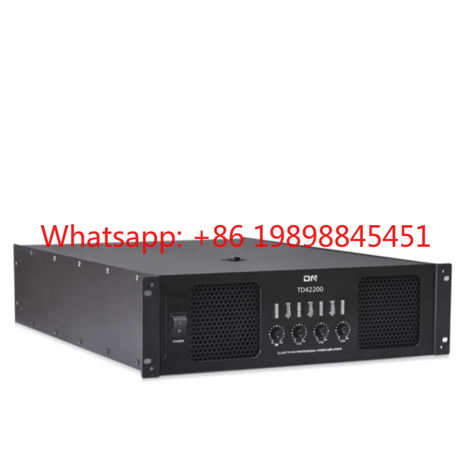 

Class TD Power Amplifier Professional Audio New Arrival Power Amplifier 1800W DN Professional Audio System