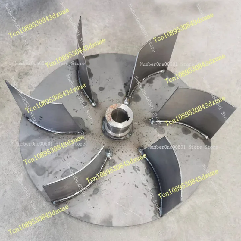 Woodworking Bag Filter Impeller Dynamic Balance Fan Blade Industrial Dust Collector Centrifugal Fan Wheel Replacement Part