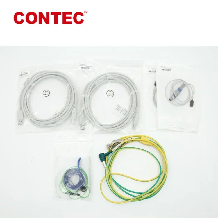 CONTEC CMS6600B نظام EMG/EP ذو 4 قنوات قائم على الكمبيوتر، آلة الكهرومغرام الكهربائي، مقطورة الكهرباء الكهربائية #5