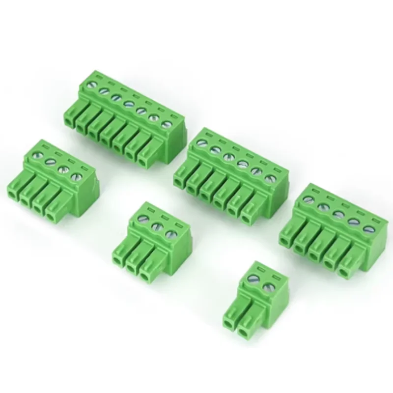 1Set/10Set LOT 15EDGKP  3.81 15EDG 15EDGK PCB 2PIN/3/4/5/6/7/8/9/10-24PIN Connector Plug-In Male Female Pluggable Terminal Block view 5