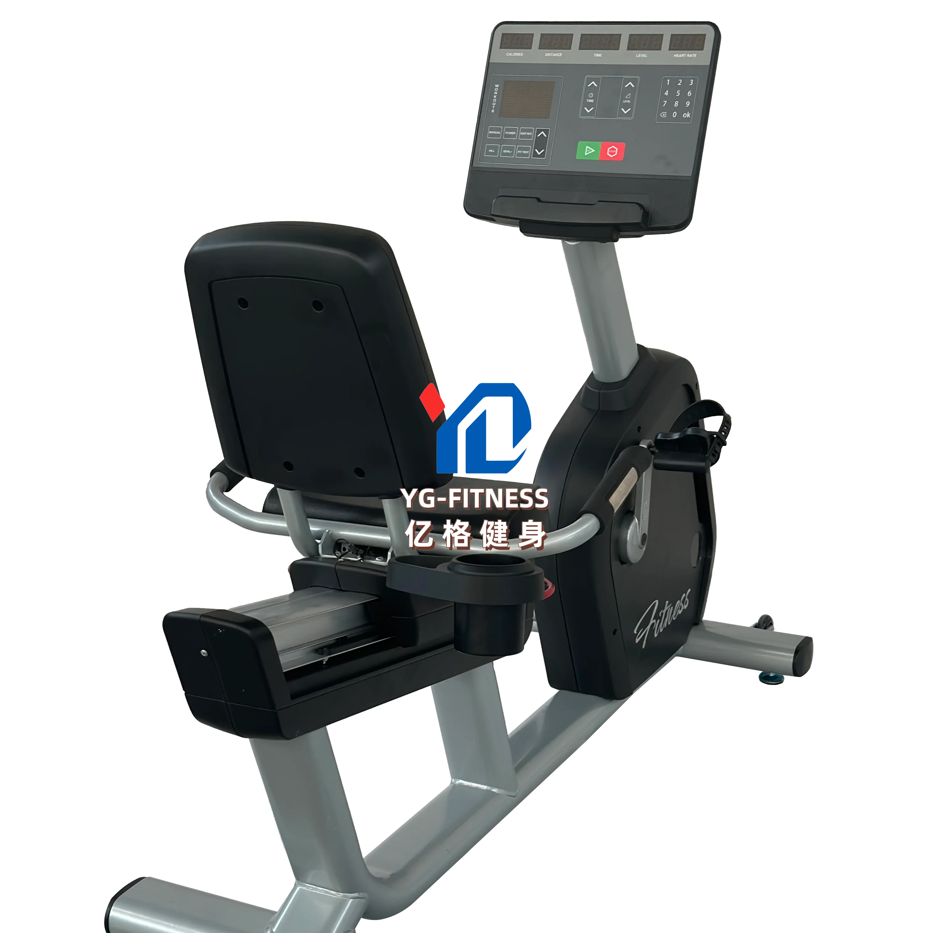 

YG- RB02 2024 new cardio machine hot selling product commercial keyboard Recumbent Bike