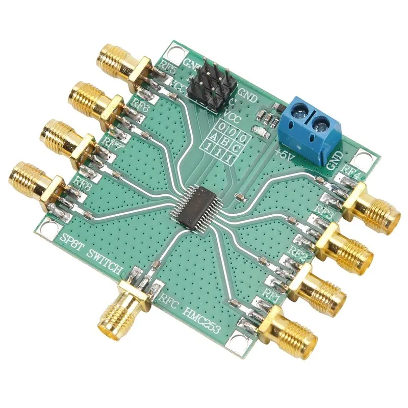 BNVN-HMC253 DC-2.5 Ghz Multifunction RF Single Pole Eight Throw Switch Rf Switch Channel Select Antenna Module Easy Install