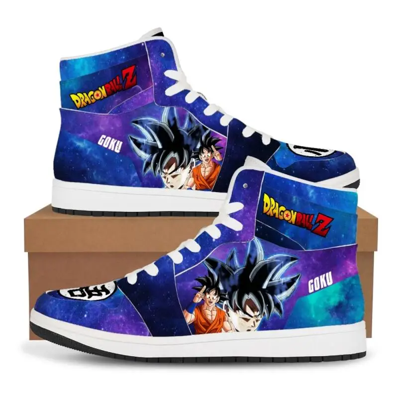 

Dragon Ball Customized anime sneakers basketball shoes Fashion male female High top casual shoes Son Goku Vegeta festival gift