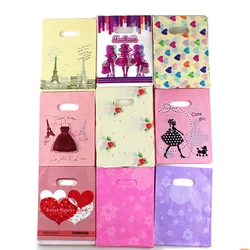 100Pcs/lot Small Plastic Bags for Business Wedding Candy Pouch Christmas Packaging Gift Bags