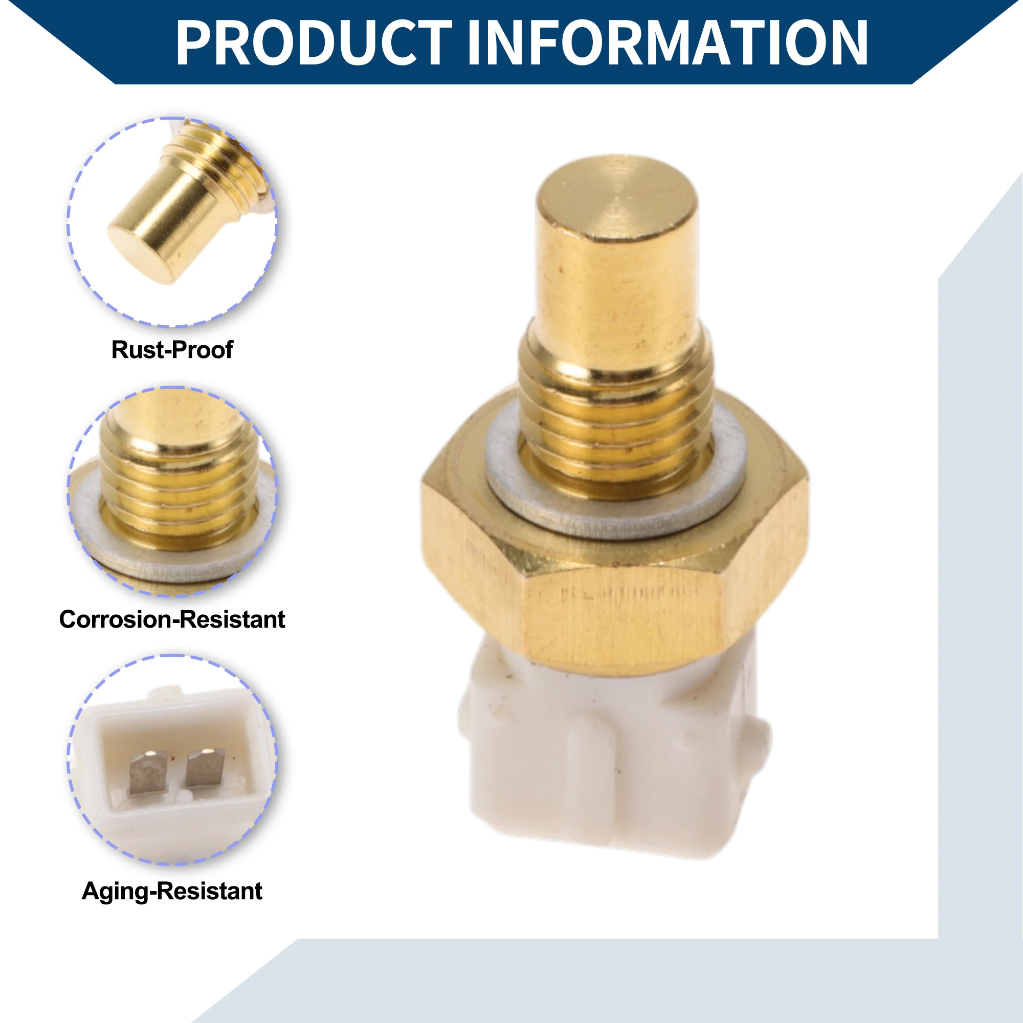 Sensore temperatura liquido di raffreddamento motore Motoforti n. 113906161 per Buick Regal 2008-2017