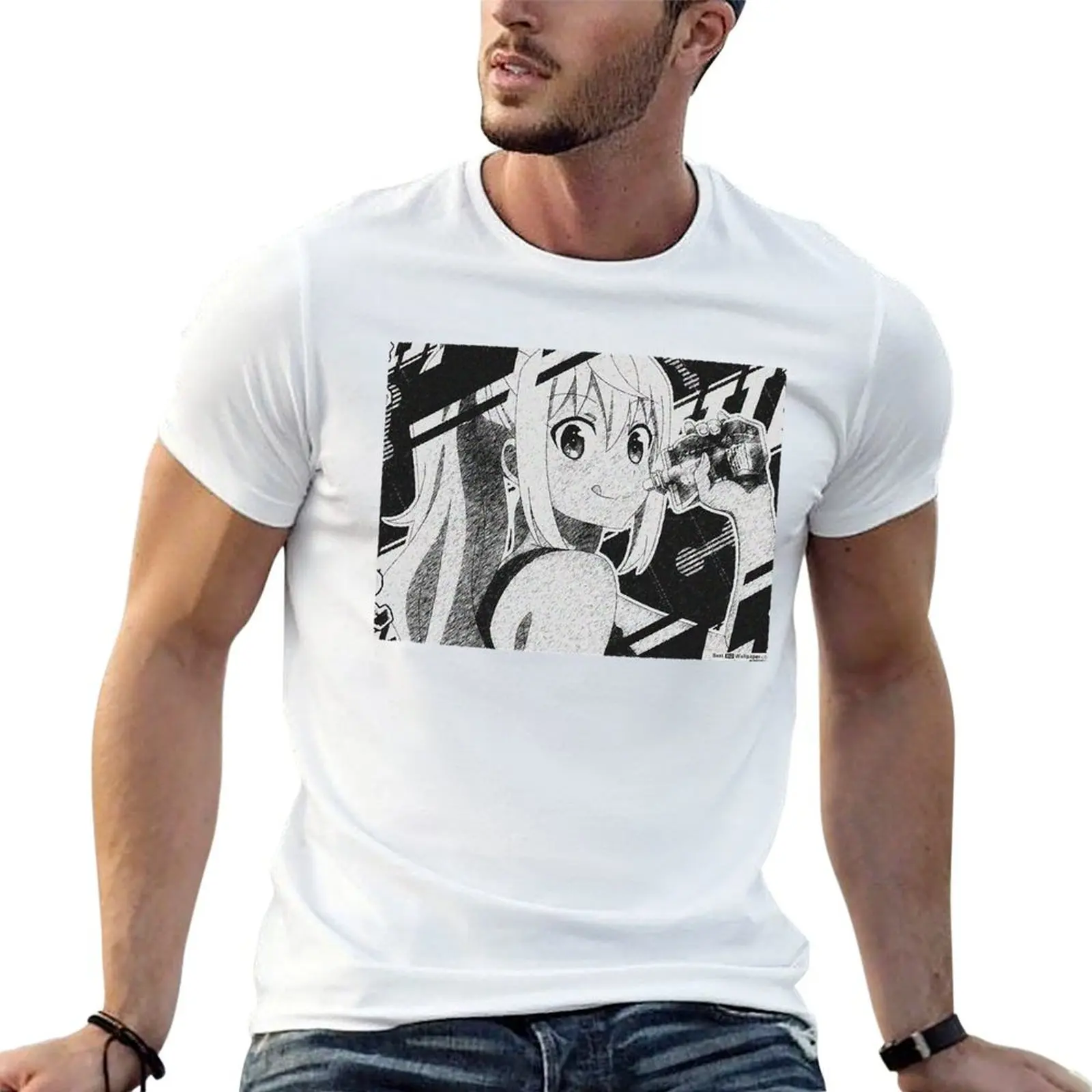 Sakura Hibiki T-Shirt Casual Basic Short Sleeve T-Shirt