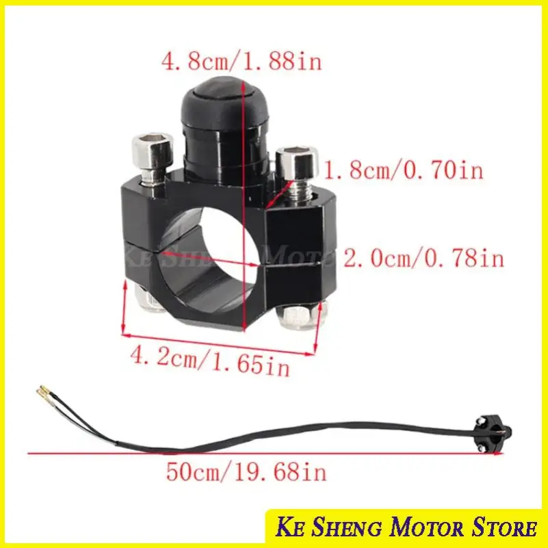 For SX SXF EXC EXCF XC-F XCW TPI Six Days 125-500 Universal Motorcycle Stop Start Kill Switch Button With Rotating Bar Clamp