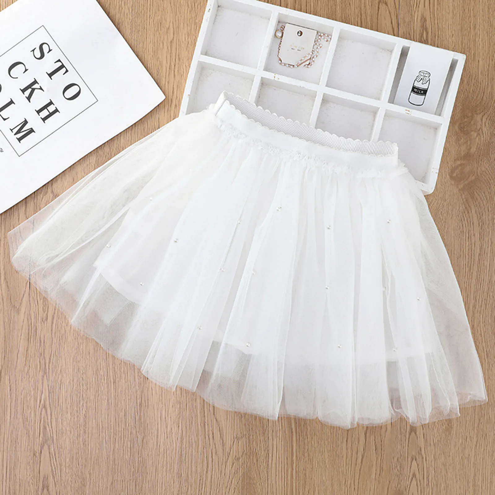 Ballerina Skirt For Girls Spring And Summer Skirt New Cake Skirt With Cotton Children'S Flare Pleated Skirt Tutus De NiñAs