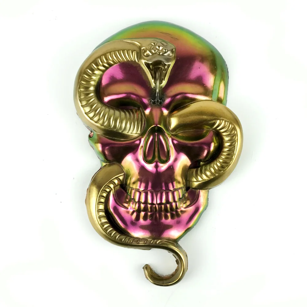 Semi-dimensional snake skull silicone molds DIY Handmade Halloween Wall Decoration Epoxy Resin Mold