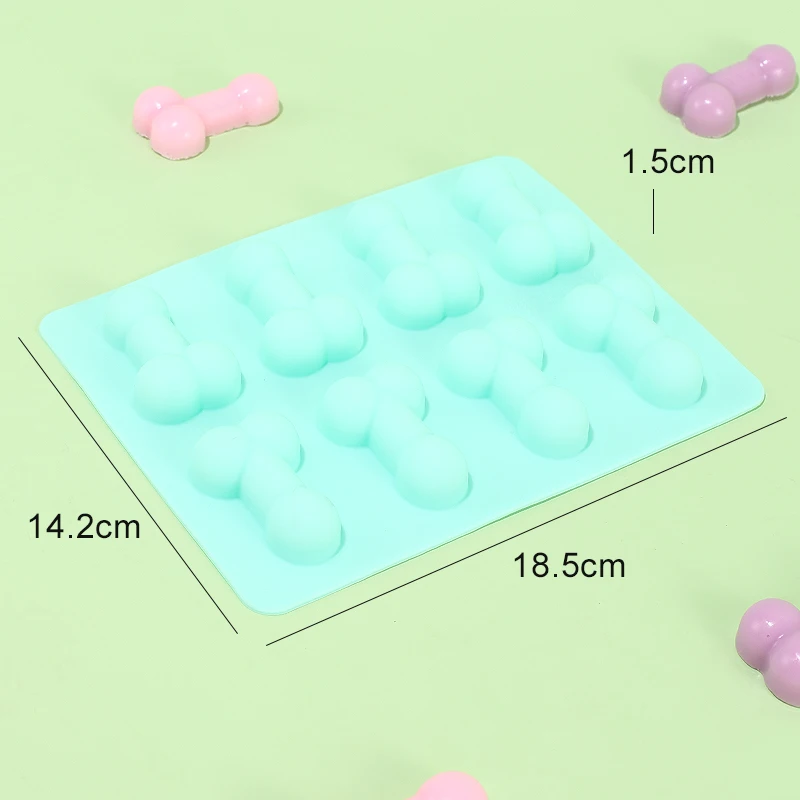 Sexy Penis Cake Mold Dick Ice Cube Tray Silicone Mold Soap Candle Moulds Sugar Craft Tools Chocolate Mould Mini Ice Cream Forms