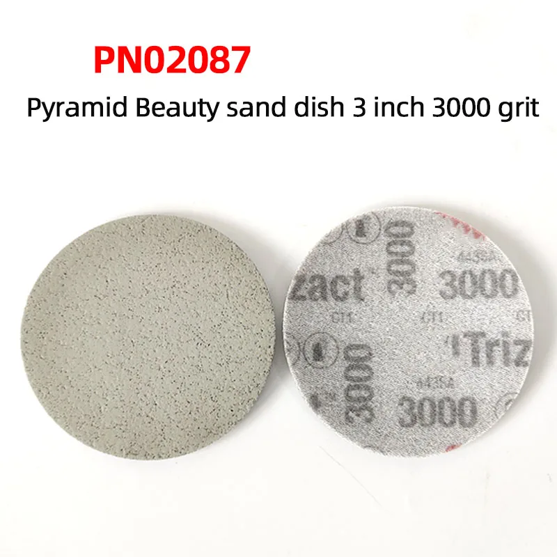 

Trizact 02087 Pyramid 3 Inch 75mm Sponge Sanding Paper Car Polishing Beauty Flocking 3000 Grain Foam Disc