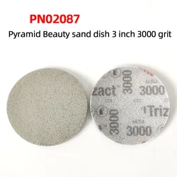 Trizact  02087 Pyramid 3 Inch 75mm Sponge Sanding Paper Car Polishing Beauty Flocking 3000 Grain Foam Disc