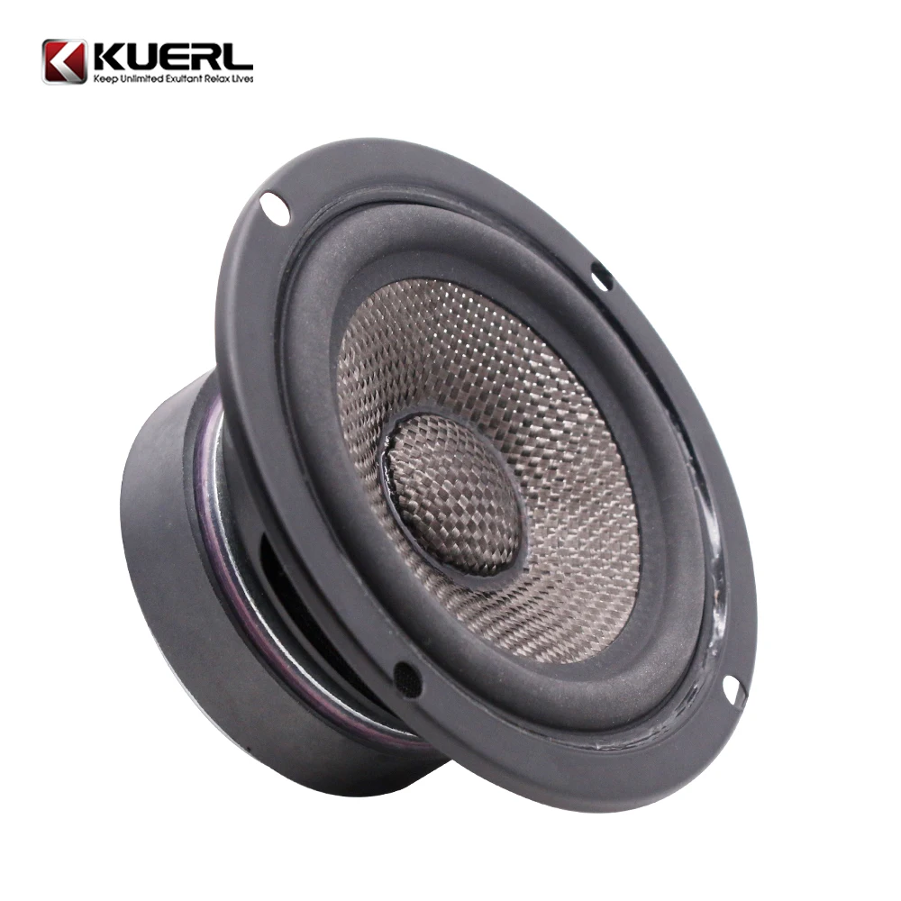Professional 3.5 Inch Car Midrange Speaker Full Range 180W 2-Way Horn Design Aluminum Electric 12V Mid-Range Car Door 1 pair