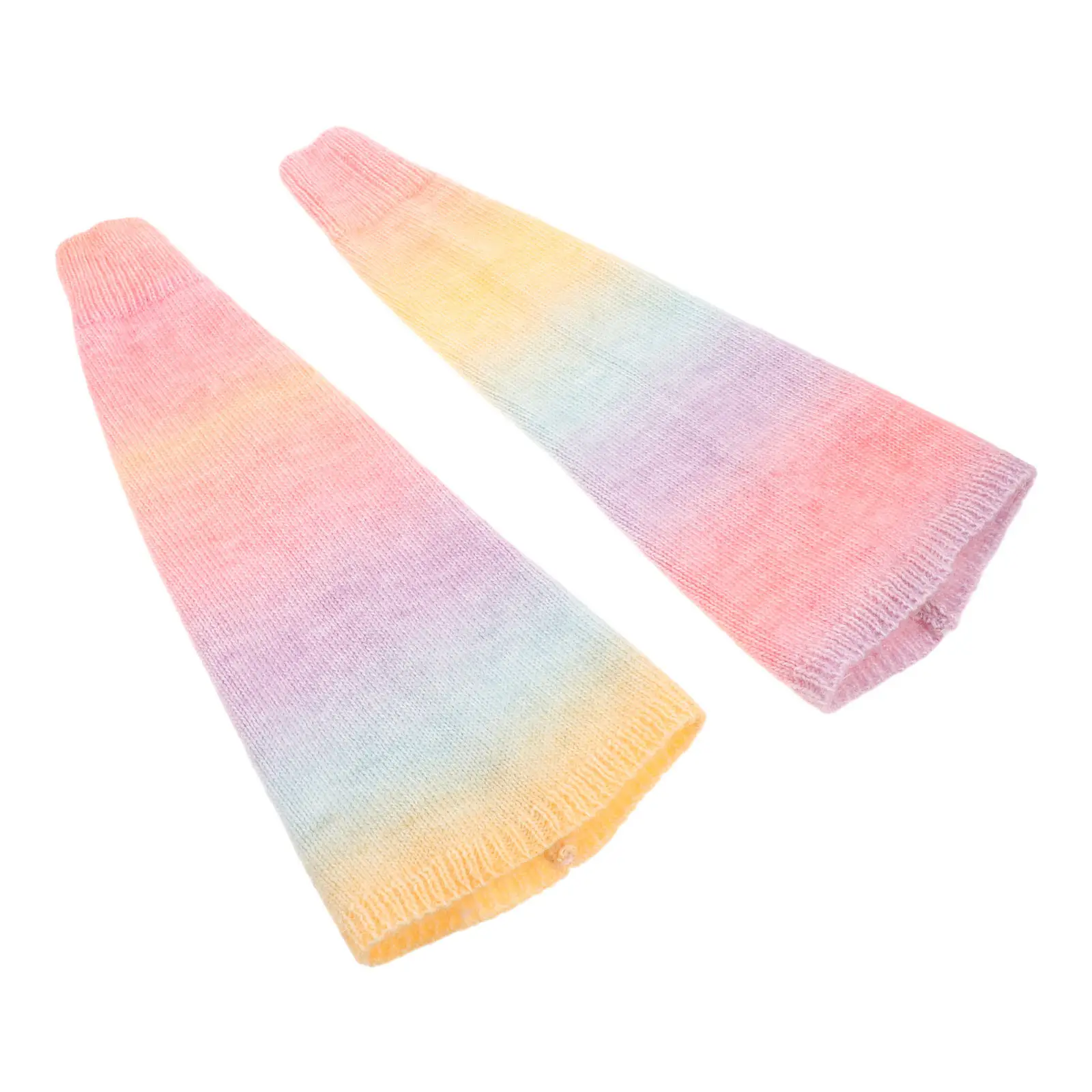 1Pair Acrylic Knit Ice Skating Leg Warmers Women Thermal Winter Warm Sleeves Cozy Figure Skating Accessories Girls