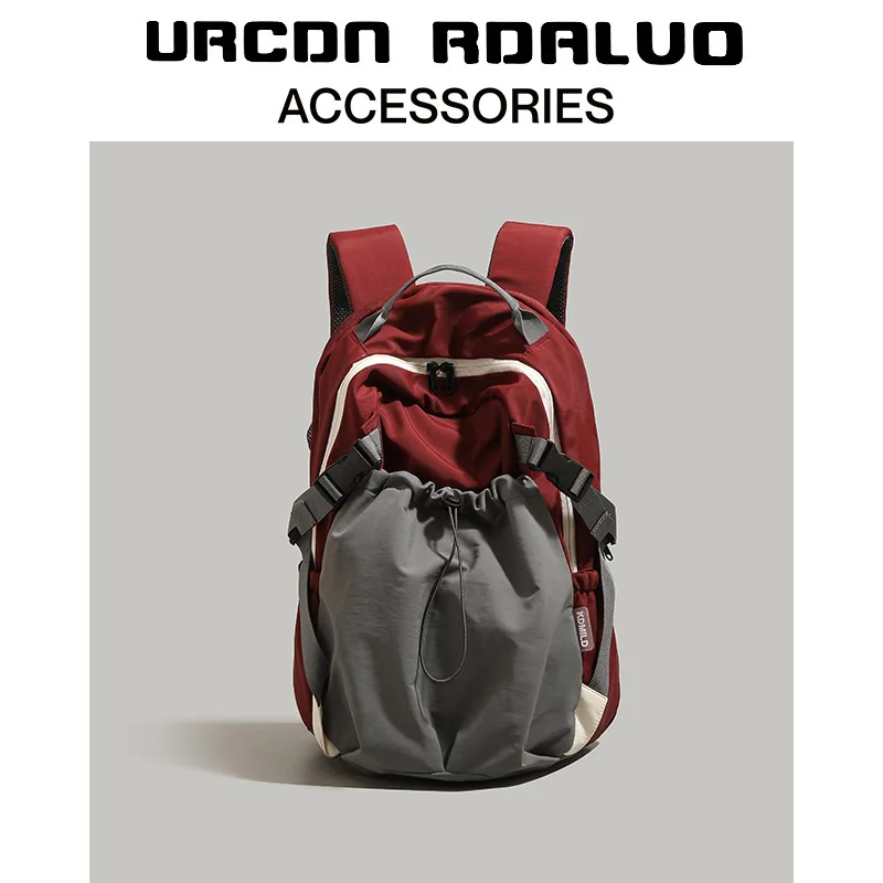 Nueva mochila inspirada en ropa de trabajo خمر de moda، espacosa y Praxis، Perfect para viajes y use يوميا، أنيقة مو