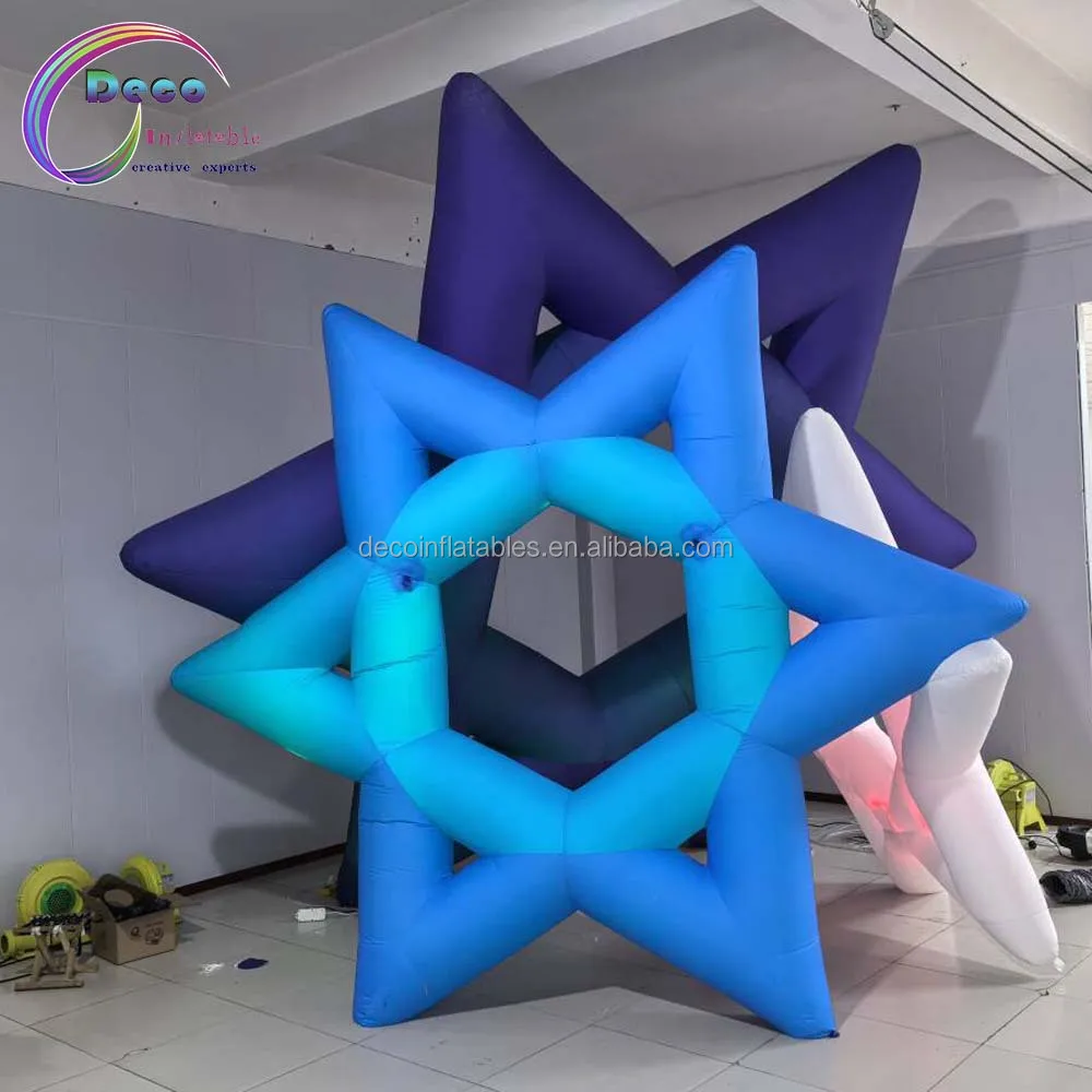 

Ised Уникальный дизайн Звезда Комбинированные рекламные надувные лодки Персонализированный надувной рекламный продукт