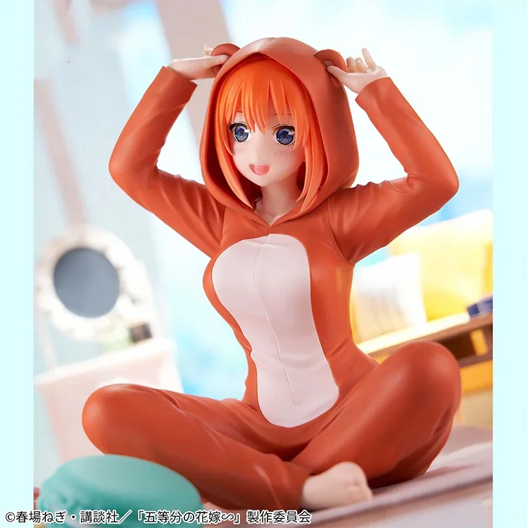 BANDAI The Quintessential Quintuplets Nakano Yotsuba Action Figures Model Relax Time BANPRESTO Amusement Figures Toys Original