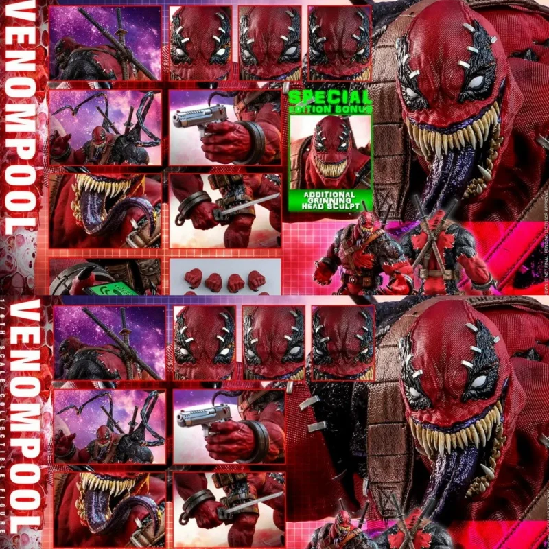 

Original Genuine Hottoys Venompool Marvel Contest Of Champions 1:6 Vgm35 Special Movie Characters Portrait Model Toy Gifts