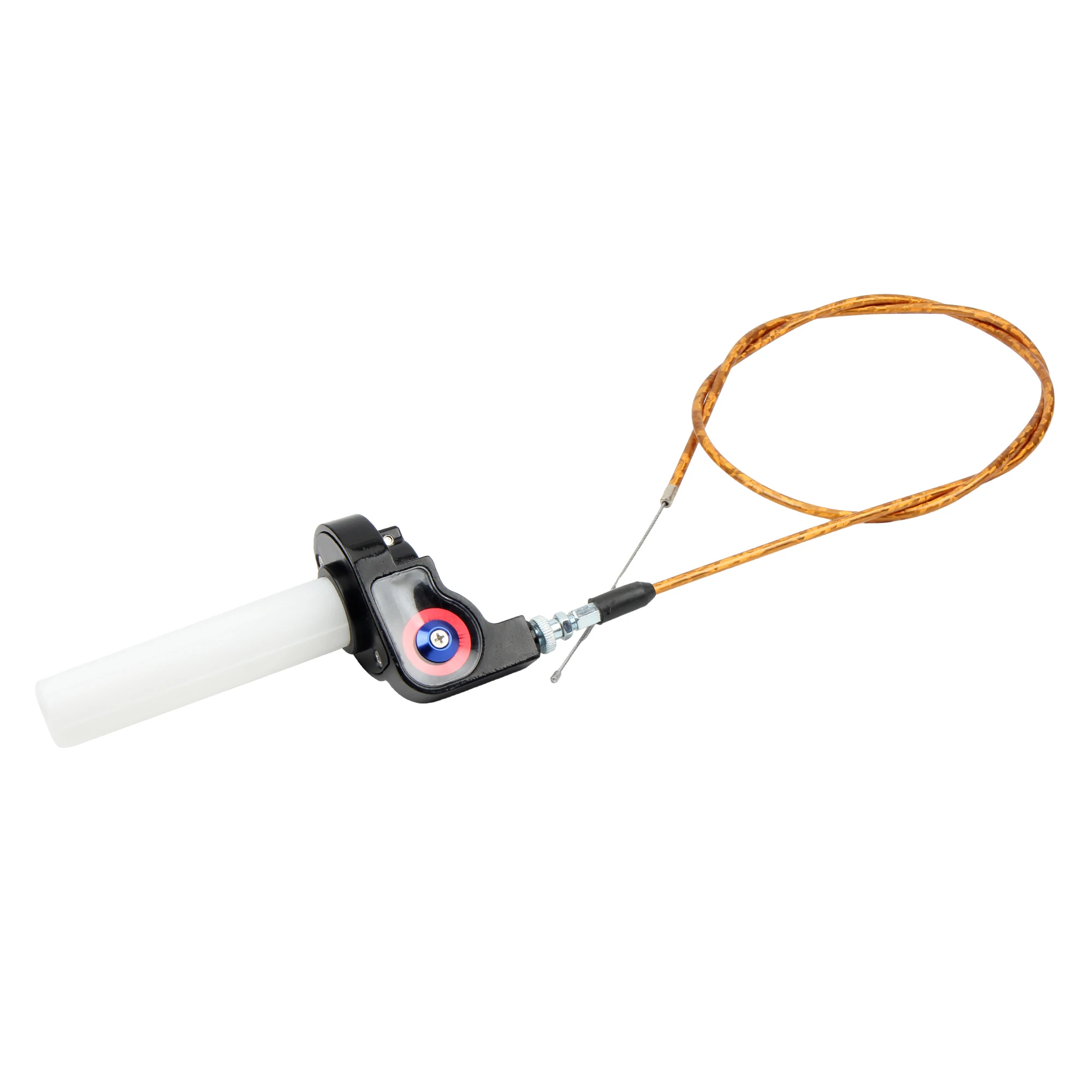 Motorcycle Grips Throttle Handle Turn Settle 1200mm Cable Plastic Aluminum for Honda Kawasaki Suzuki Dirt Bike Motocross Parts image 2