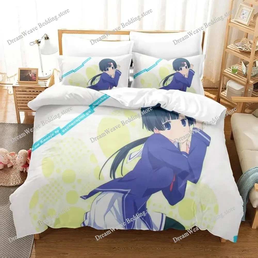 

Fashion 3D Print Kawaii Girls OreShura Bedding Set Cartoon Anime Adult Kid Bedroom Duvet Cover Sets Home Textile Luxury Gift9639