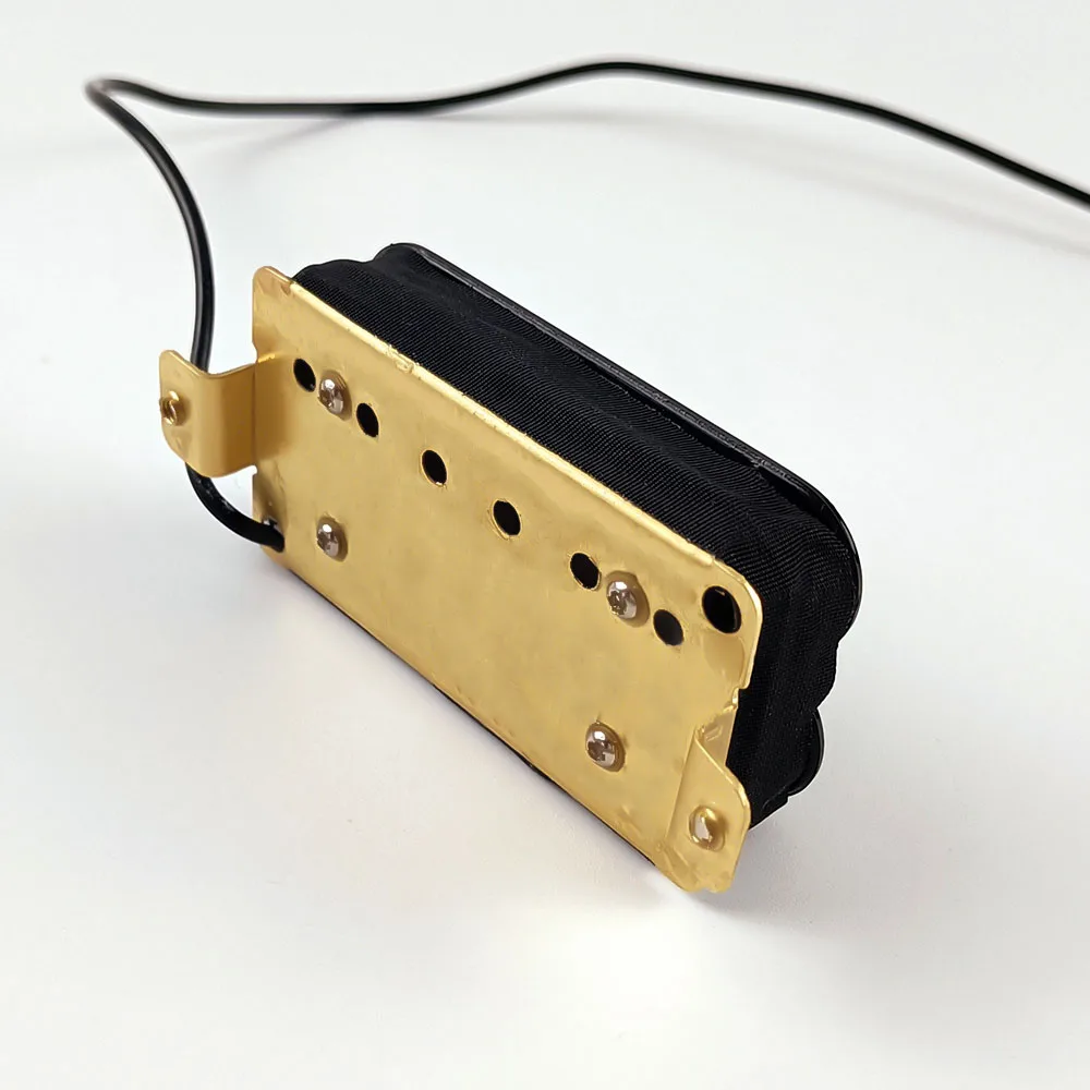 Adjustable Metal Double Coil Electric Guitar Pickups Humbucker Punk Black