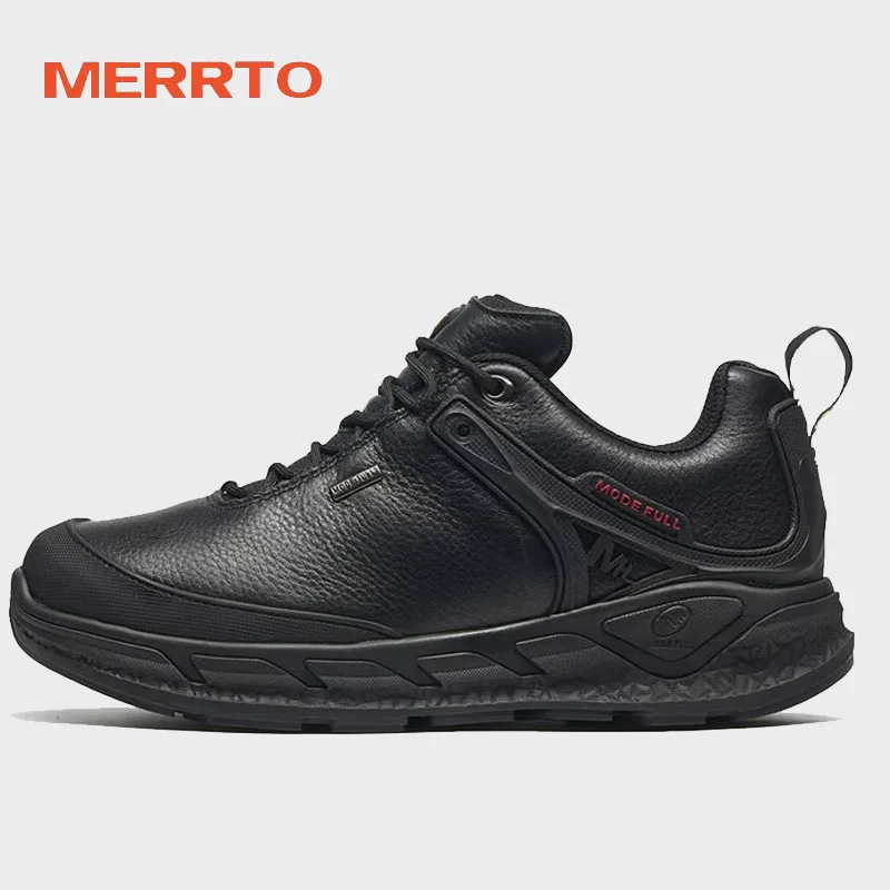 MODE Zapatillas senderismo hombre piel vacuno – Outdoor ligeras cómodas - imagen 4