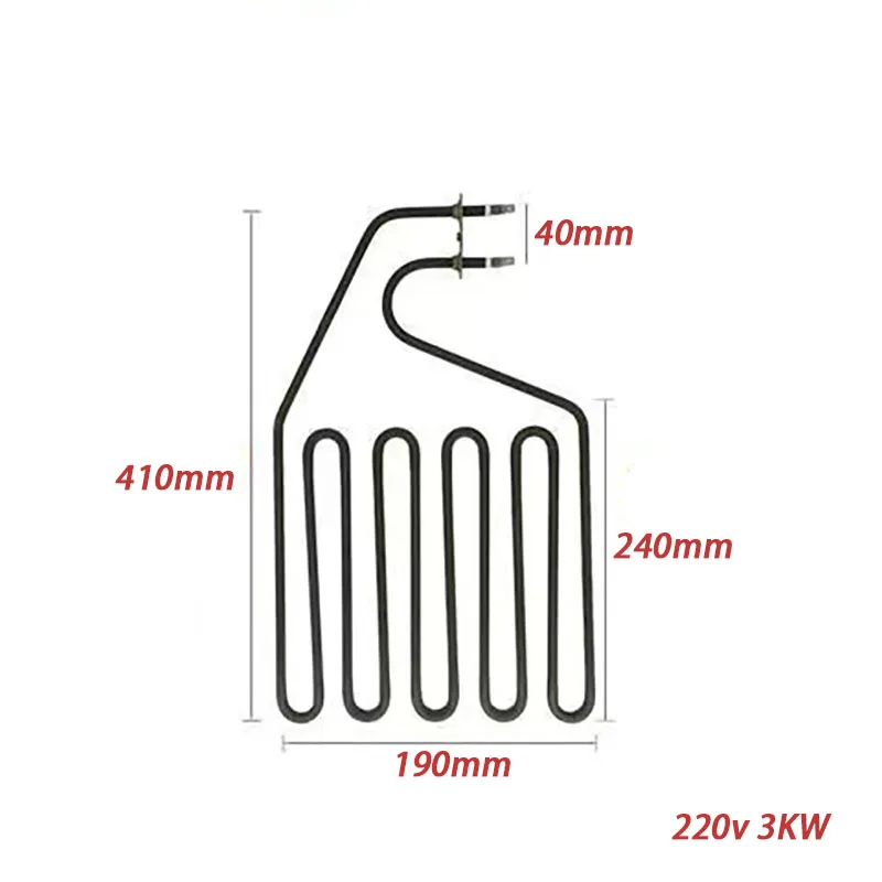 220V Stainless Steel Oven Heater Hot Air Heater Electric Heating Element for Sauna/Oven/Stove/Furnace