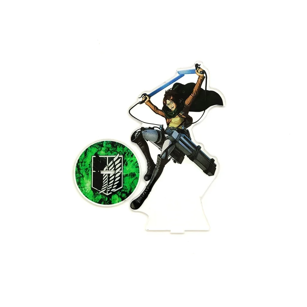 Attack on Titan Shingeki no Kyojin Hange Hanji Zoe acrylic stand figure model double-side plate holder cake topper anime