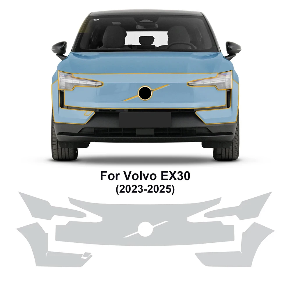 

For Volvo EX30 2023 2024 2025 8.5Mil TPU Pre-cut Paint Protection Film Car Body Clear Sticker PPF Bra Anti-scratch Repair Cover